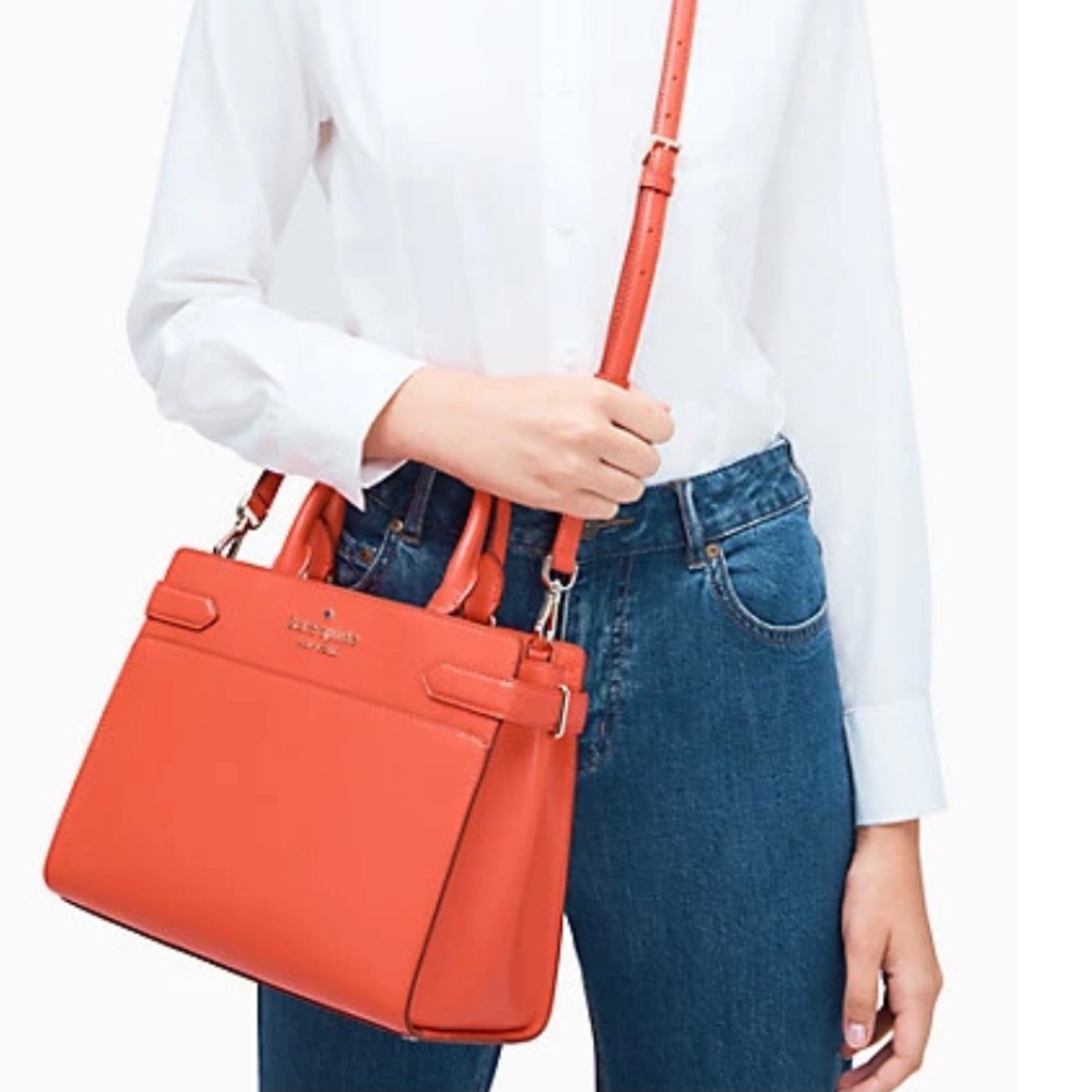 Kate Spade Staci Medium Satchel Red